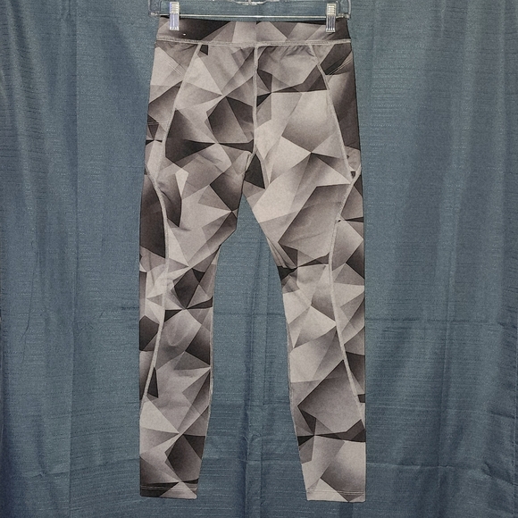 Nike Gray Geometric Print Leggings - Picture 5 of 6